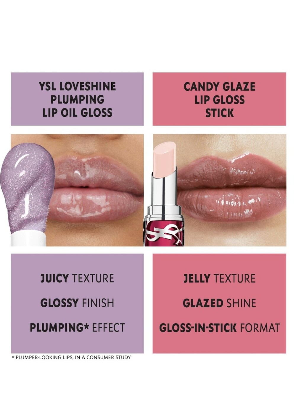 Yves Saint Laurent Love Shine Plumping Lip Gloss: California Sunshine .20oz, NIB - Picture 8 of 10